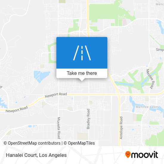 Hanalei Court map