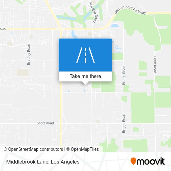 Middlebrook Lane map