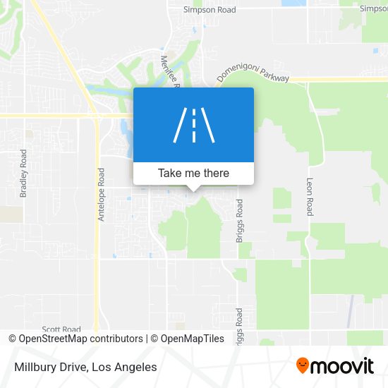 Mapa de Millbury Drive