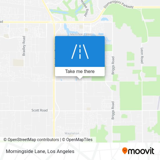 Morningside Lane map