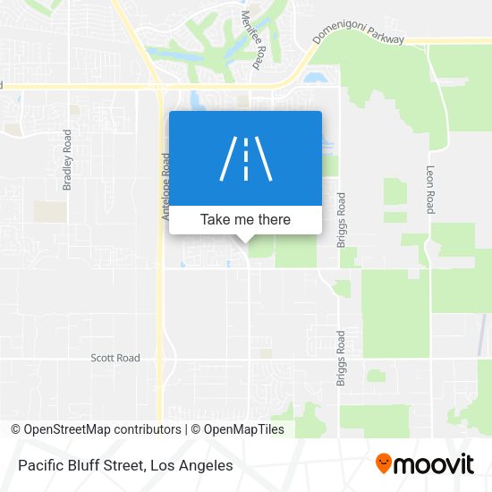 Mapa de Pacific Bluff Street