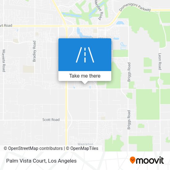 Mapa de Palm Vista Court