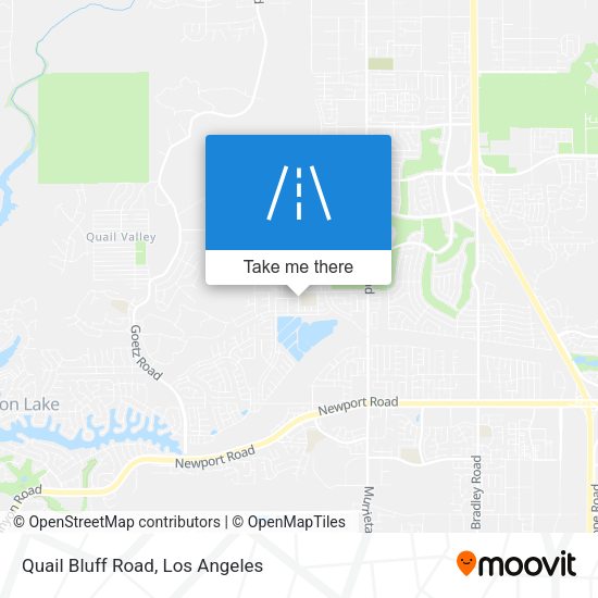 Mapa de Quail Bluff Road