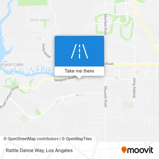 Rattle Dance Way map