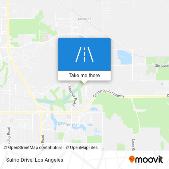 Salrio Drive map