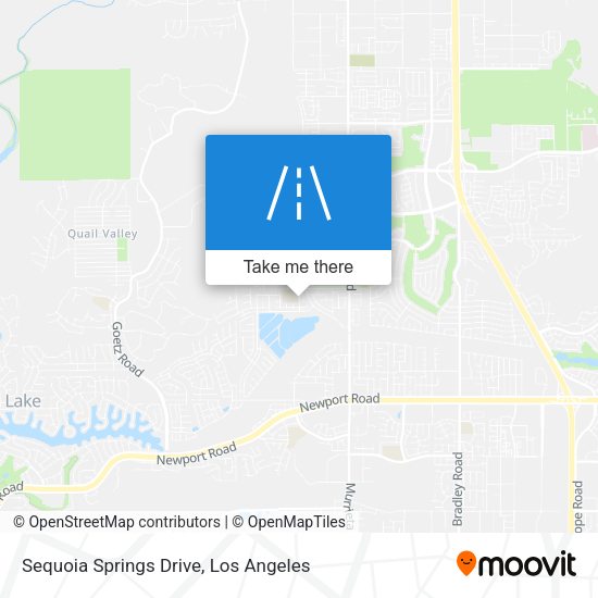 Sequoia Springs Drive map