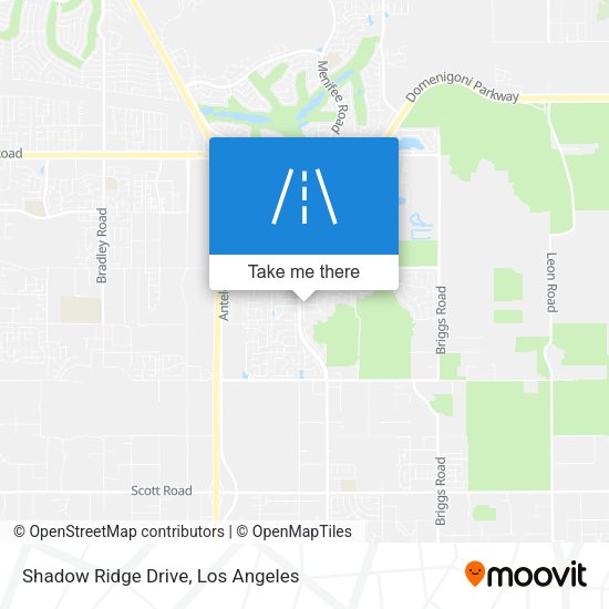 Mapa de Shadow Ridge Drive