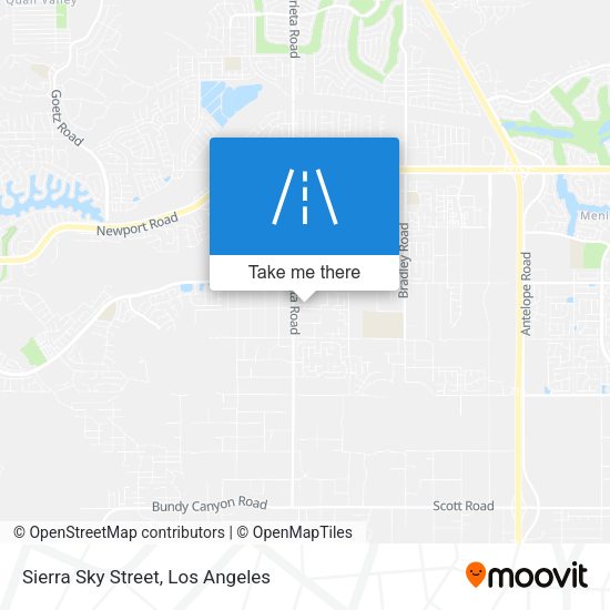 Mapa de Sierra Sky Street