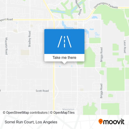 Sorrel Run Court map