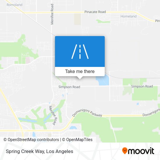 Mapa de Spring Creek Way