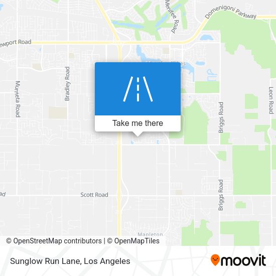 Mapa de Sunglow Run Lane