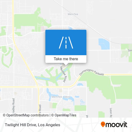 Mapa de Twilight Hill Drive