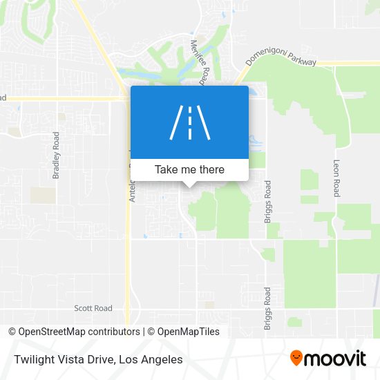 Mapa de Twilight Vista Drive