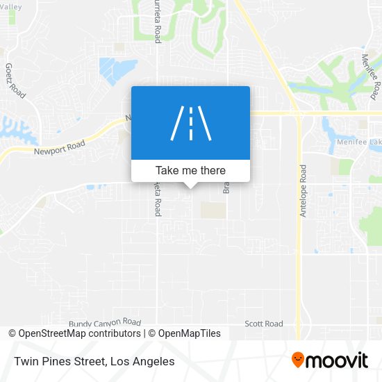 Mapa de Twin Pines Street