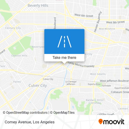 Mapa de Comey Avenue
