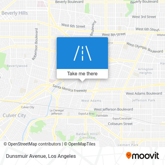 Mapa de Dunsmuir Avenue
