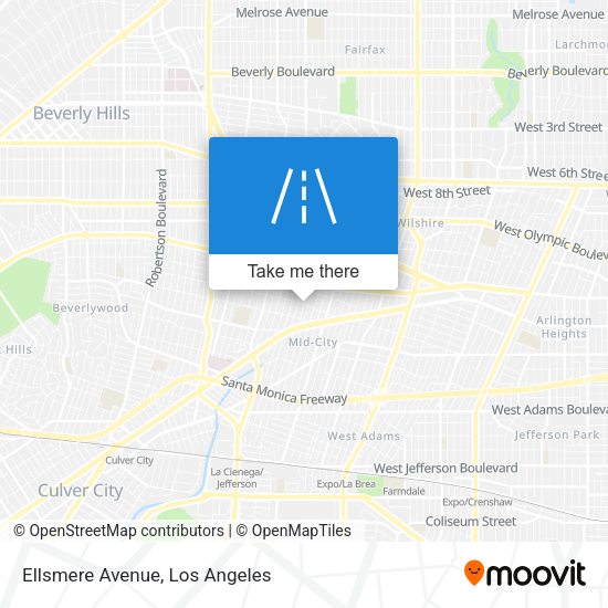 Ellsmere Avenue map