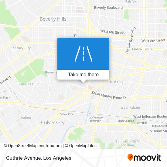 Mapa de Guthrie Avenue
