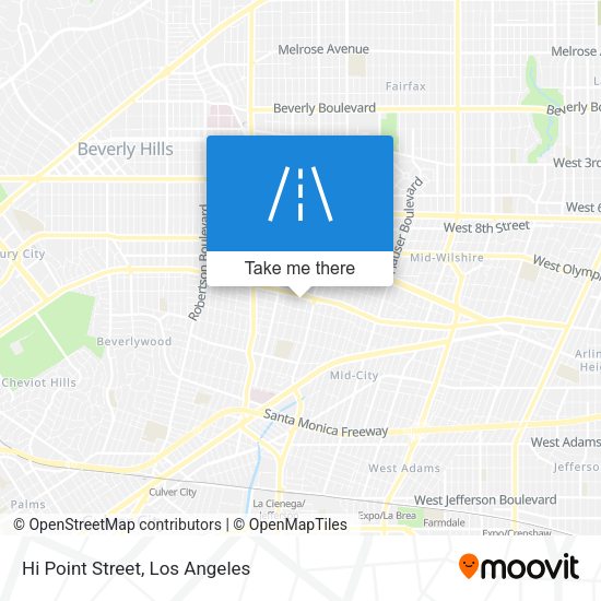 Hi Point Street map