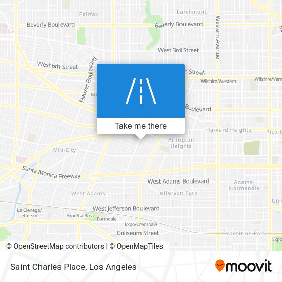 Saint Charles Place map