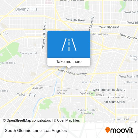 Mapa de South Glennie Lane