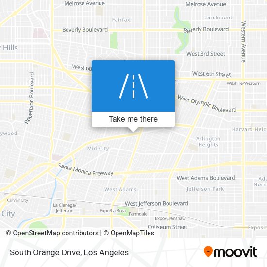 Mapa de South Orange Drive