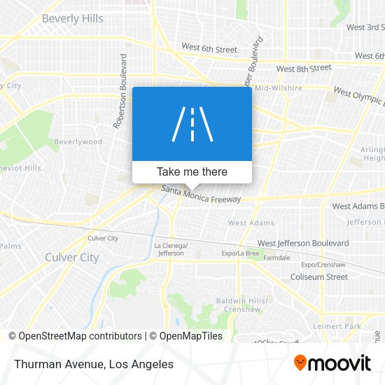 Thurman Avenue map