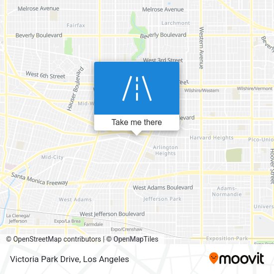 Mapa de Victoria Park Drive