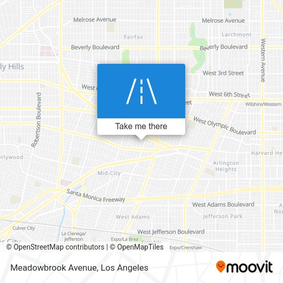 Mapa de Meadowbrook Avenue