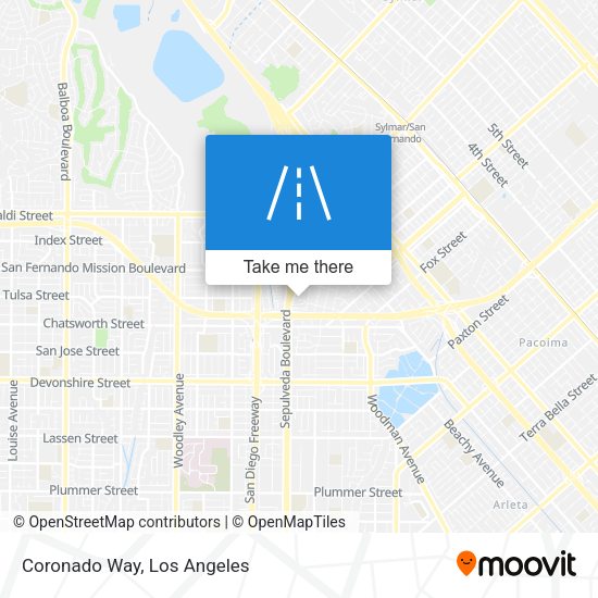 Mapa de Coronado Way