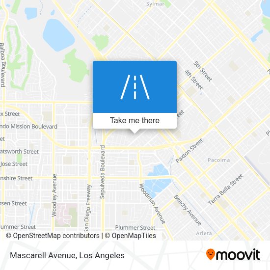 Mascarell Avenue map