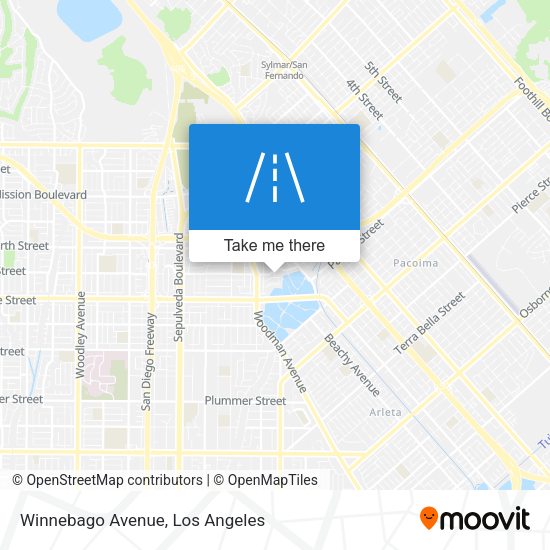 Winnebago Avenue map