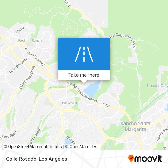 Mapa de Calle Rosado