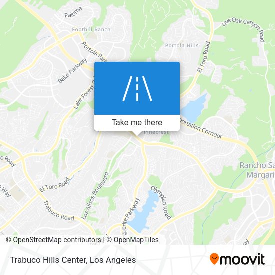 Trabuco Hills Center map
