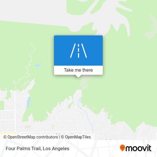 Four Palms Trail map