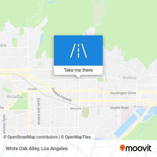 White Oak Alley map