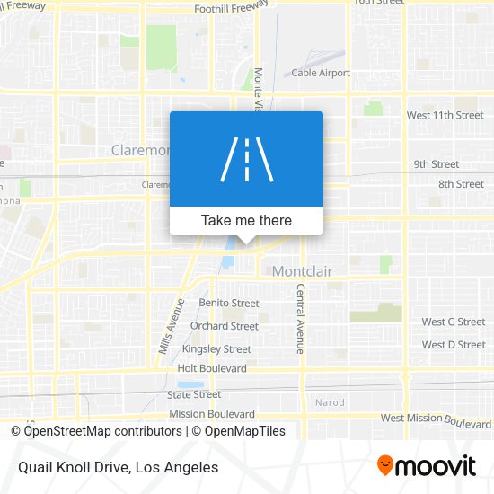 Mapa de Quail Knoll Drive