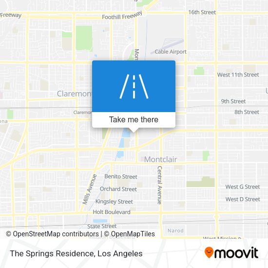 Mapa de The Springs Residence