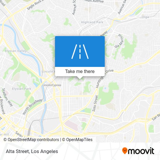 Mapa de Alta Street