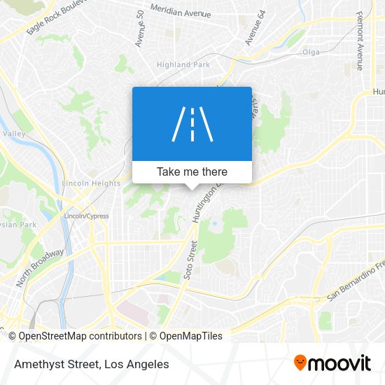 Amethyst Street map