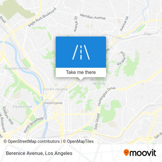 Mapa de Berenice Avenue