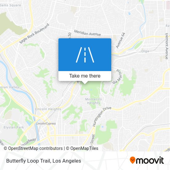 Butterfly Loop Trail map
