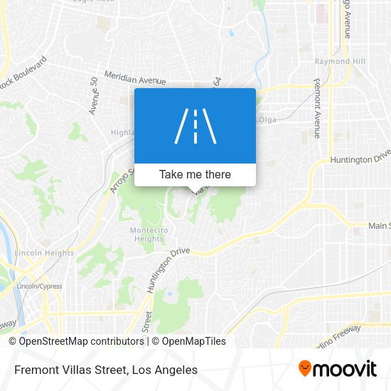 Fremont Villas Street map