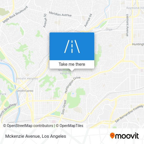 Mapa de Mckenzie Avenue