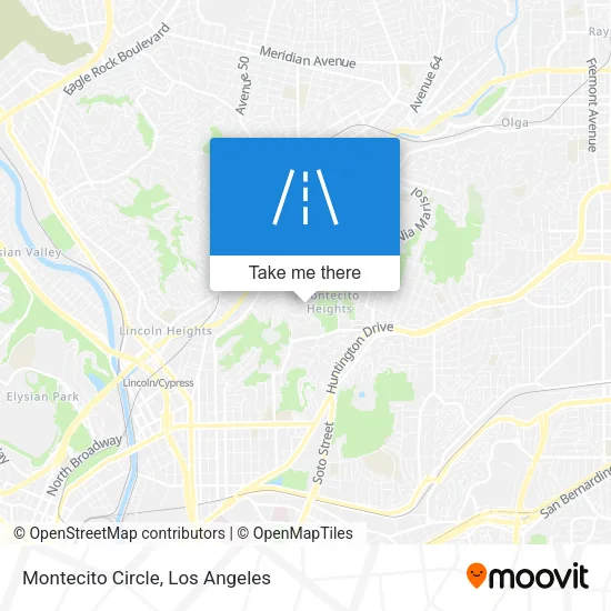 Montecito Circle map