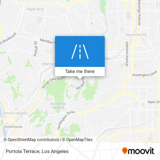 Mapa de Portola Terrace