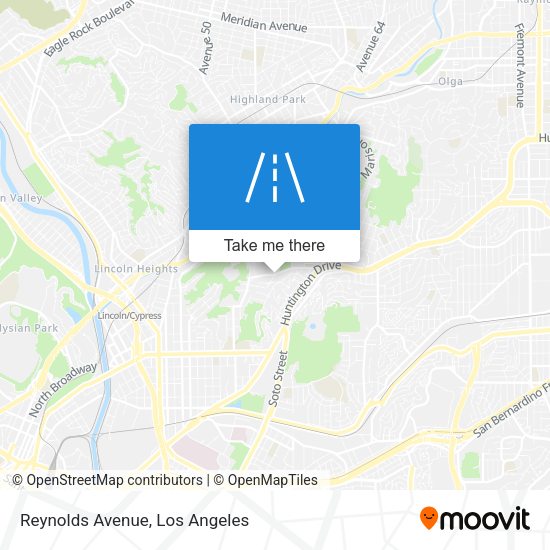 Mapa de Reynolds Avenue