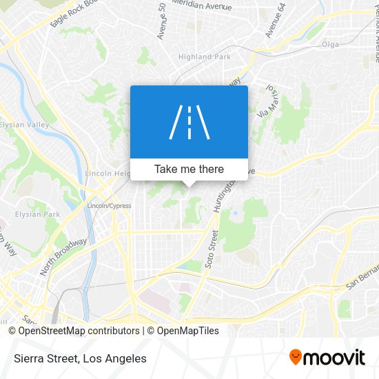 Mapa de Sierra Street
