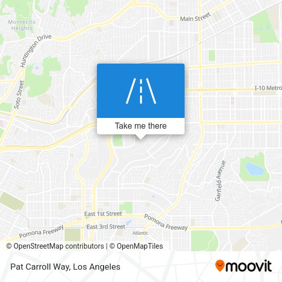 Mapa de Pat Carroll Way