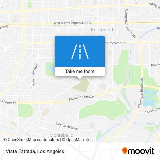 Mapa de Vista Estrada